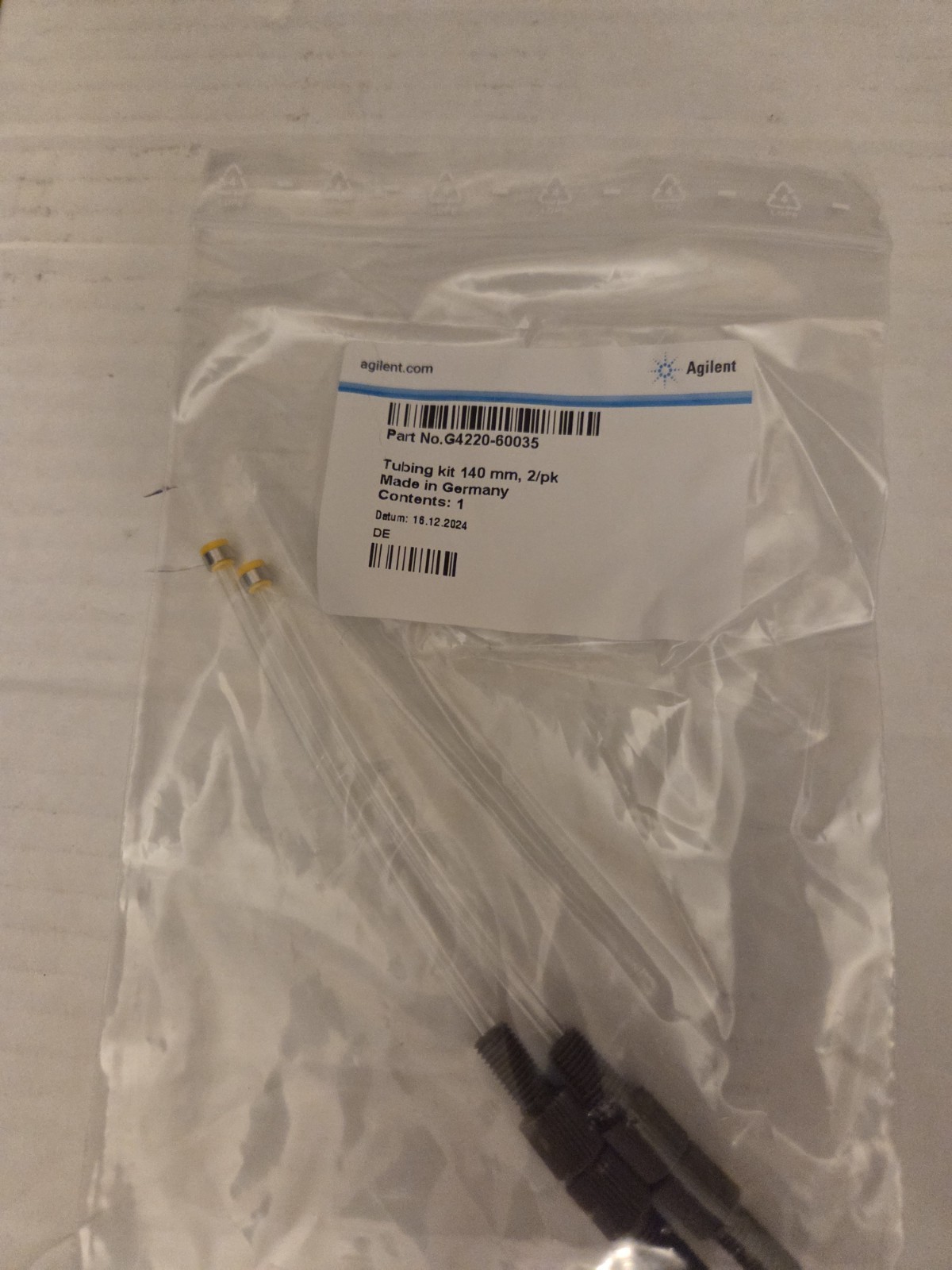 Agilent G4220-60035 Tubing kit, 140 mm, 2/pk