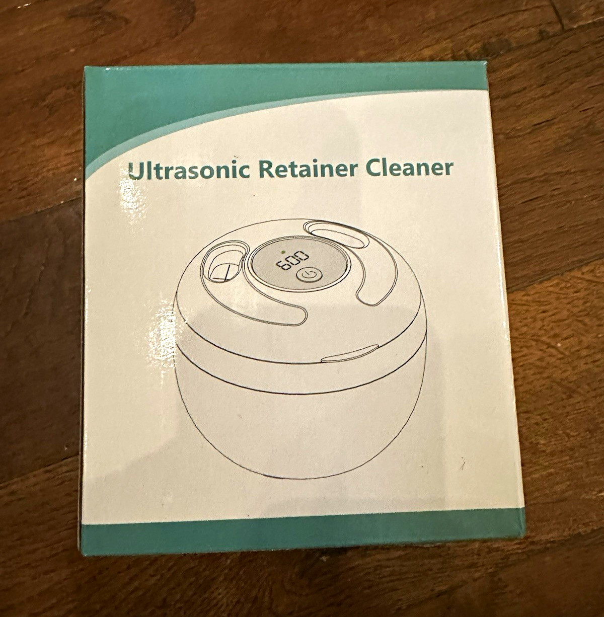 Ultrasonic Retainer Cleaner UV Deep Cleaning 45kHz 200ml Dentistry Orthodontics