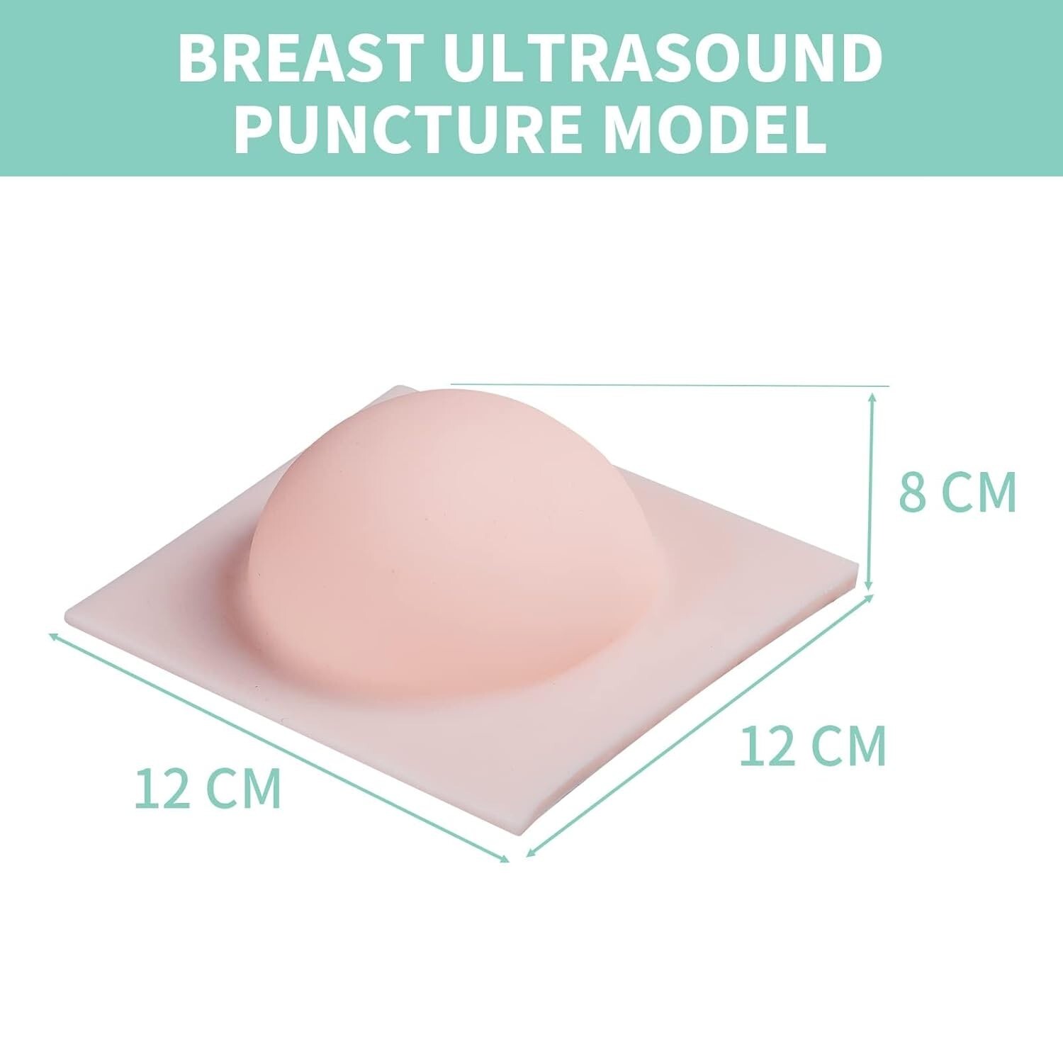 1PCS Breast Ultrasound Puncture Model, Biopsy 4 Simulated lesion, Skill Training