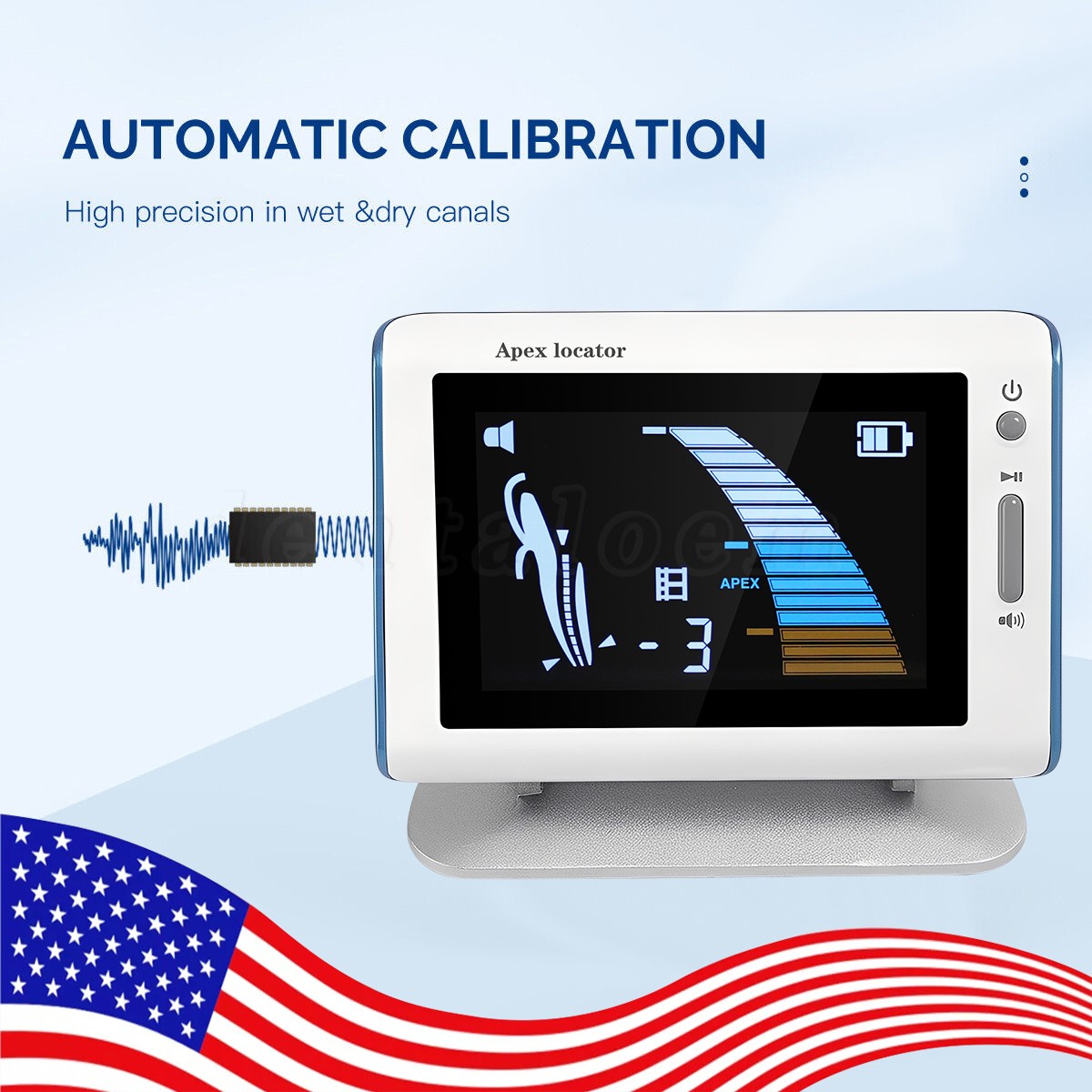 Dental Endodontic Apex Locator Root Canal Meter LCD Screen