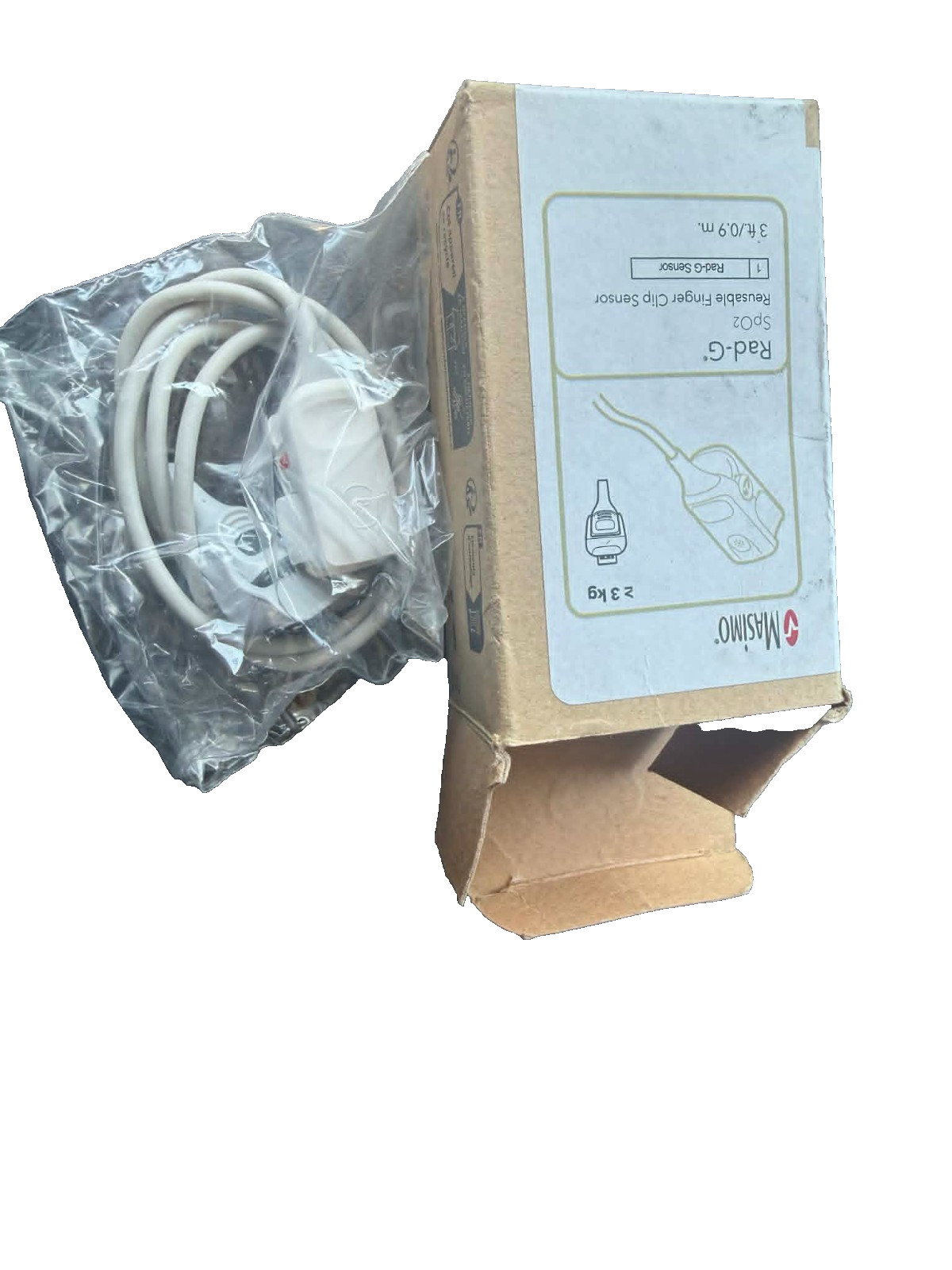 Masimo Rad-G SpO2 Reusable Finger Clip Sensor 3ft/0.9m REF 4325