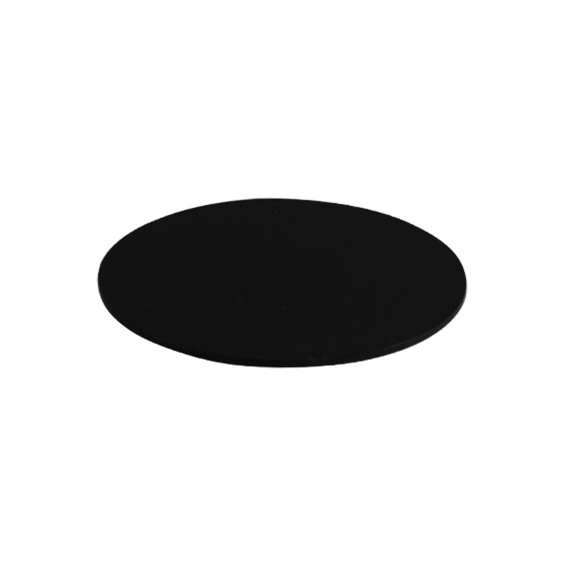 100mm Black Microscope Stage Plate (3.93 inch Diameter), Thin (2.5mm) SA04141301