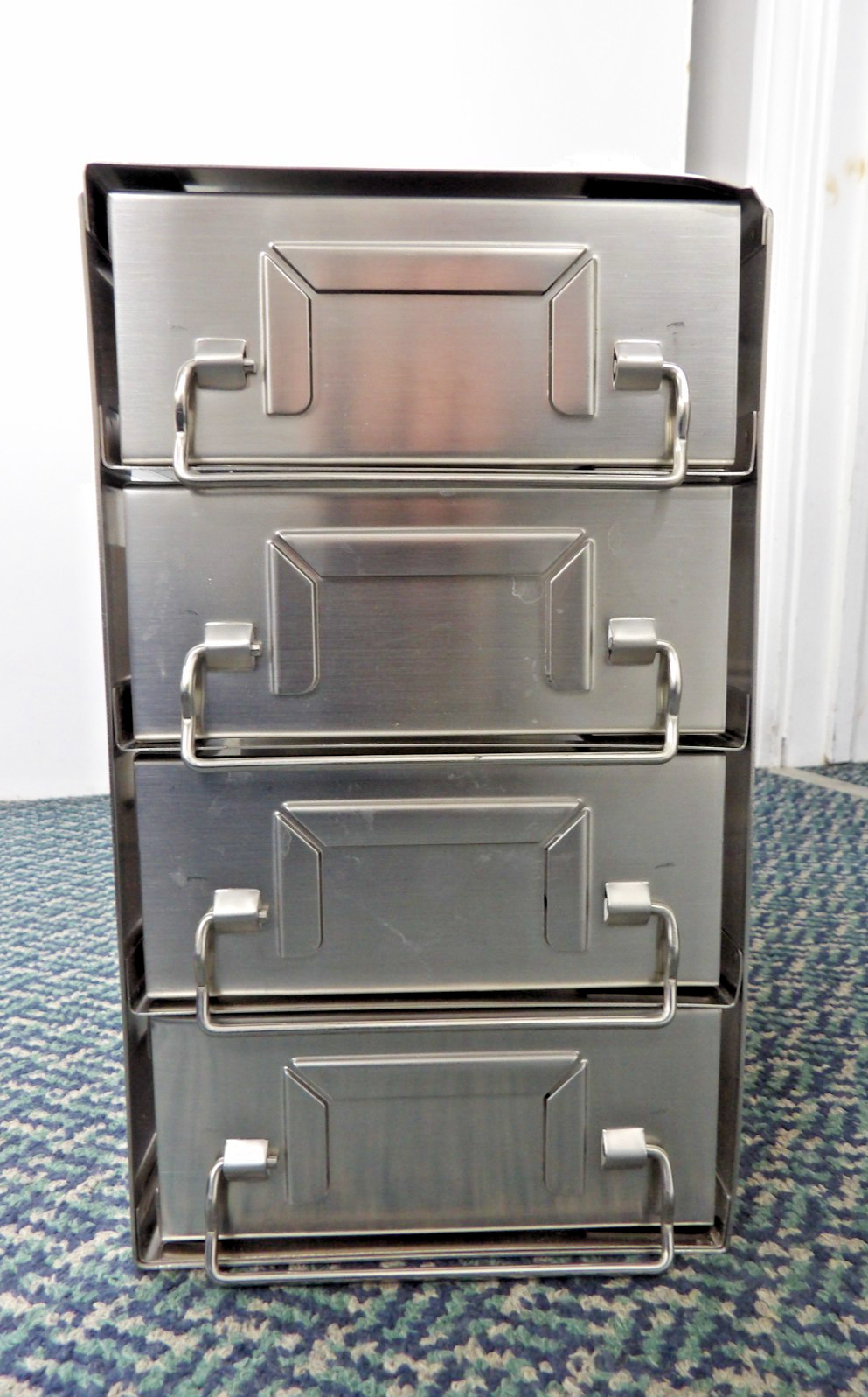 Upright Freezer Drawer Rack UFD-442 2 x 2 Boxes Stainless Steel