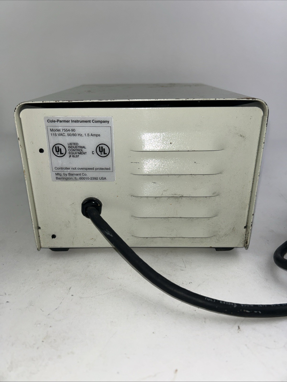 Masterflex L/S 7554-90 Economy Variable-Speed Drive – 20 to 600 rpm