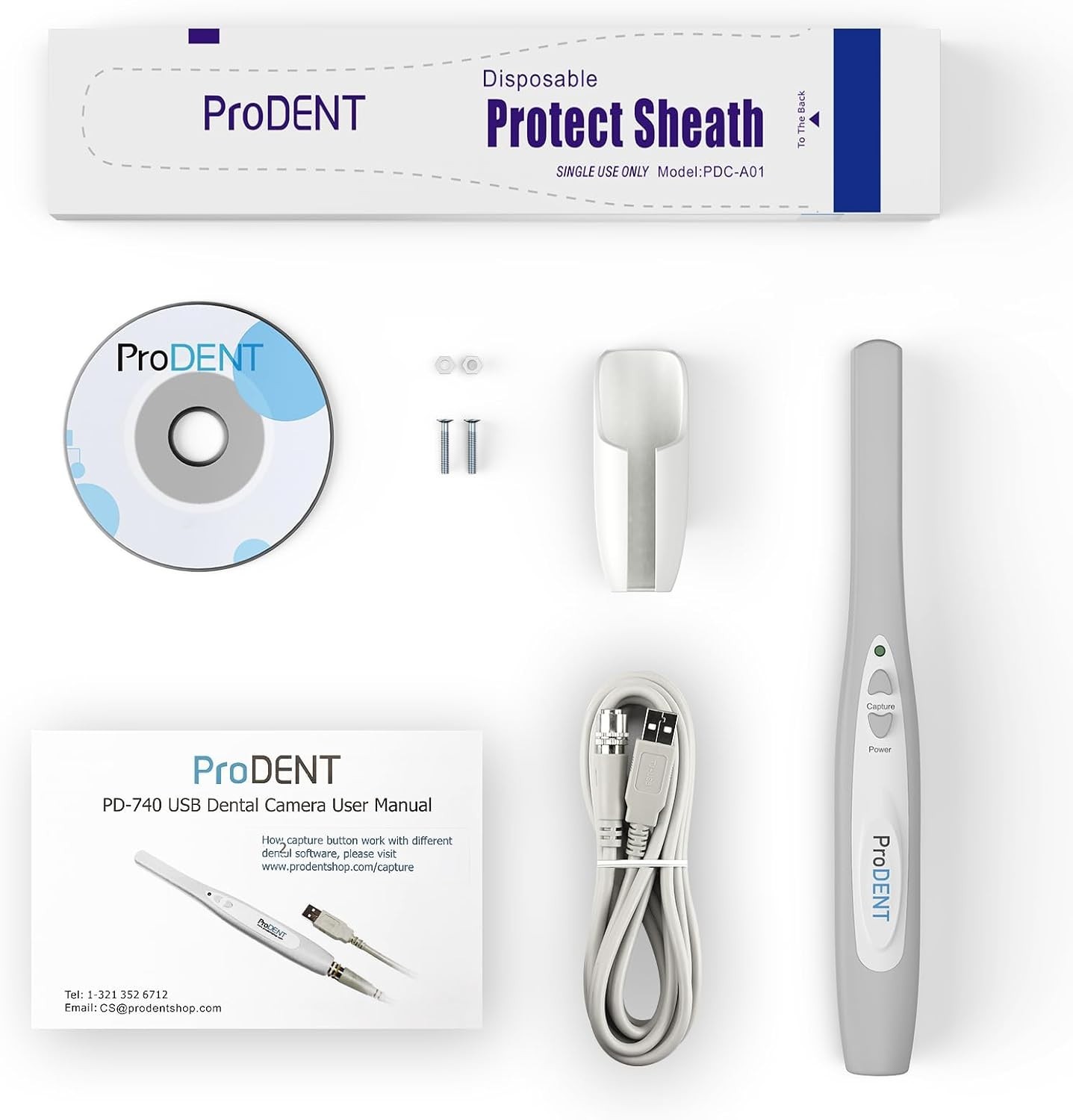 Intraoral Camera PD740, Capture Button Driver to Work with Eaglesoft, Dexis, …