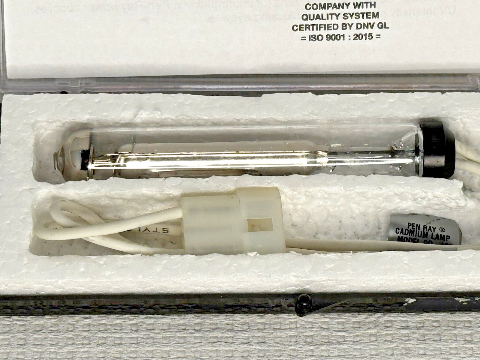 UVP 90-0012-01 CD-480 Cadmium Pen-Ray Light Source Analytik Jena Gas Lamp
