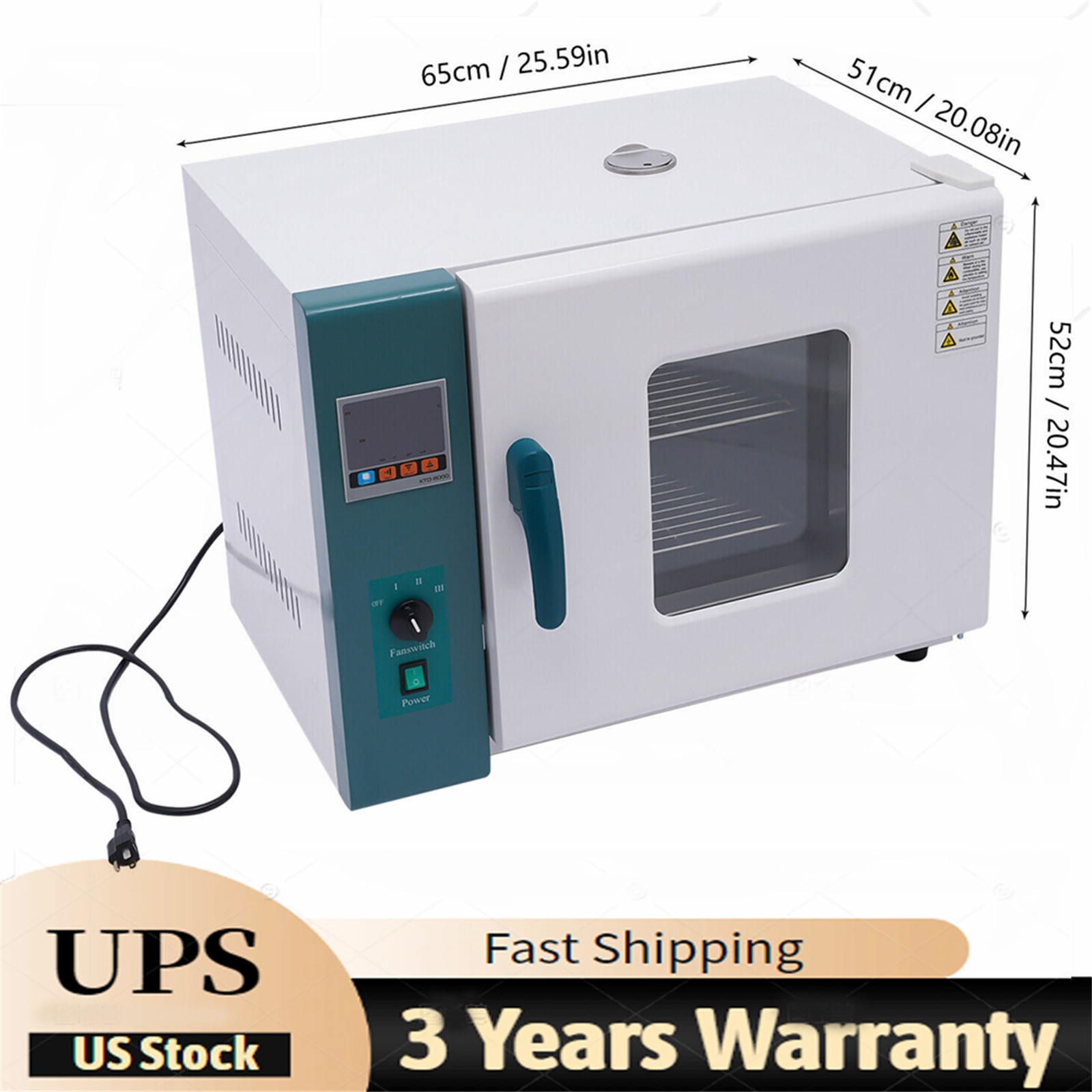 Lab Industrial Digital Forced Air Convection Drying Oven Laboratory 1000W USLE.